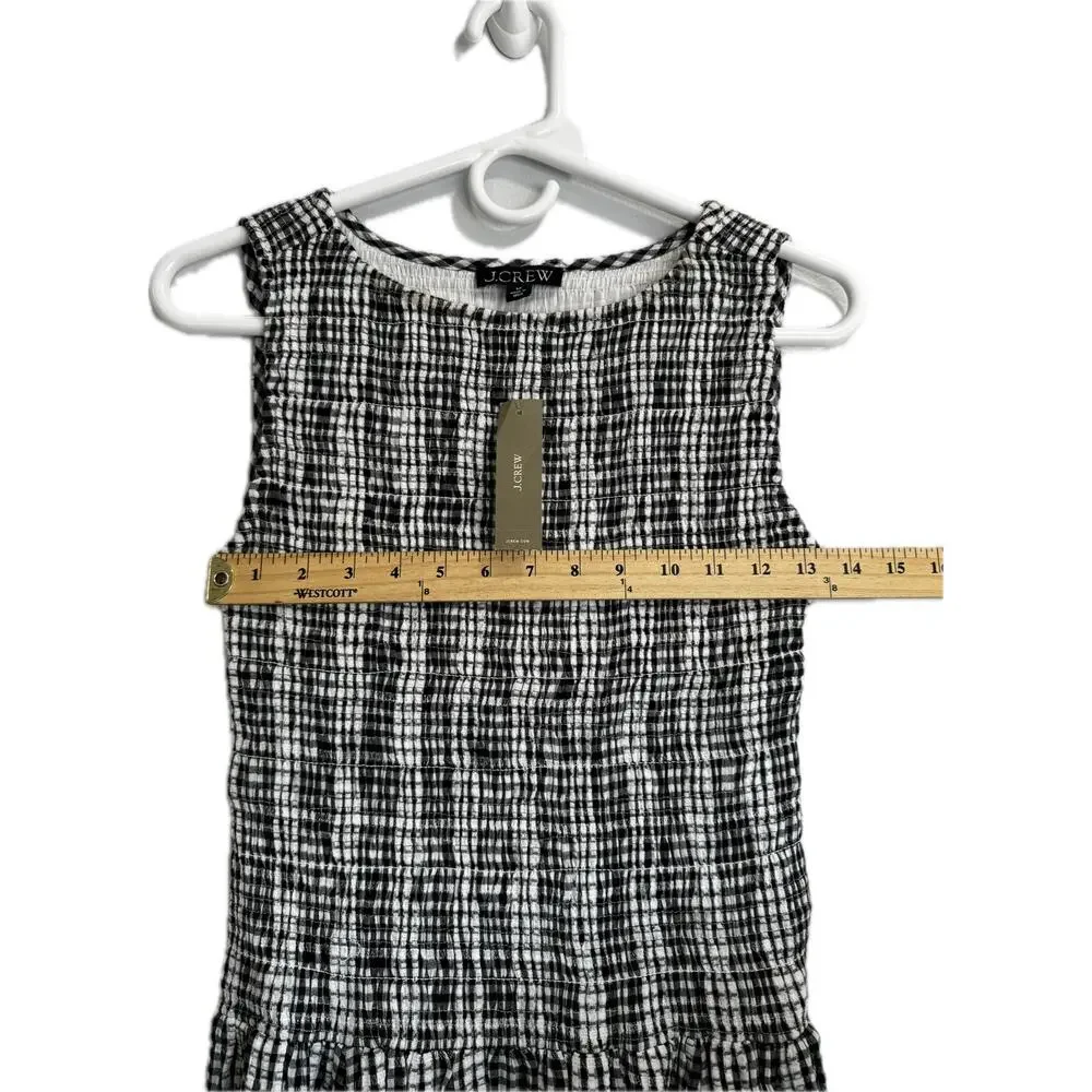 J.Crew Lina midi dress in gingham PS